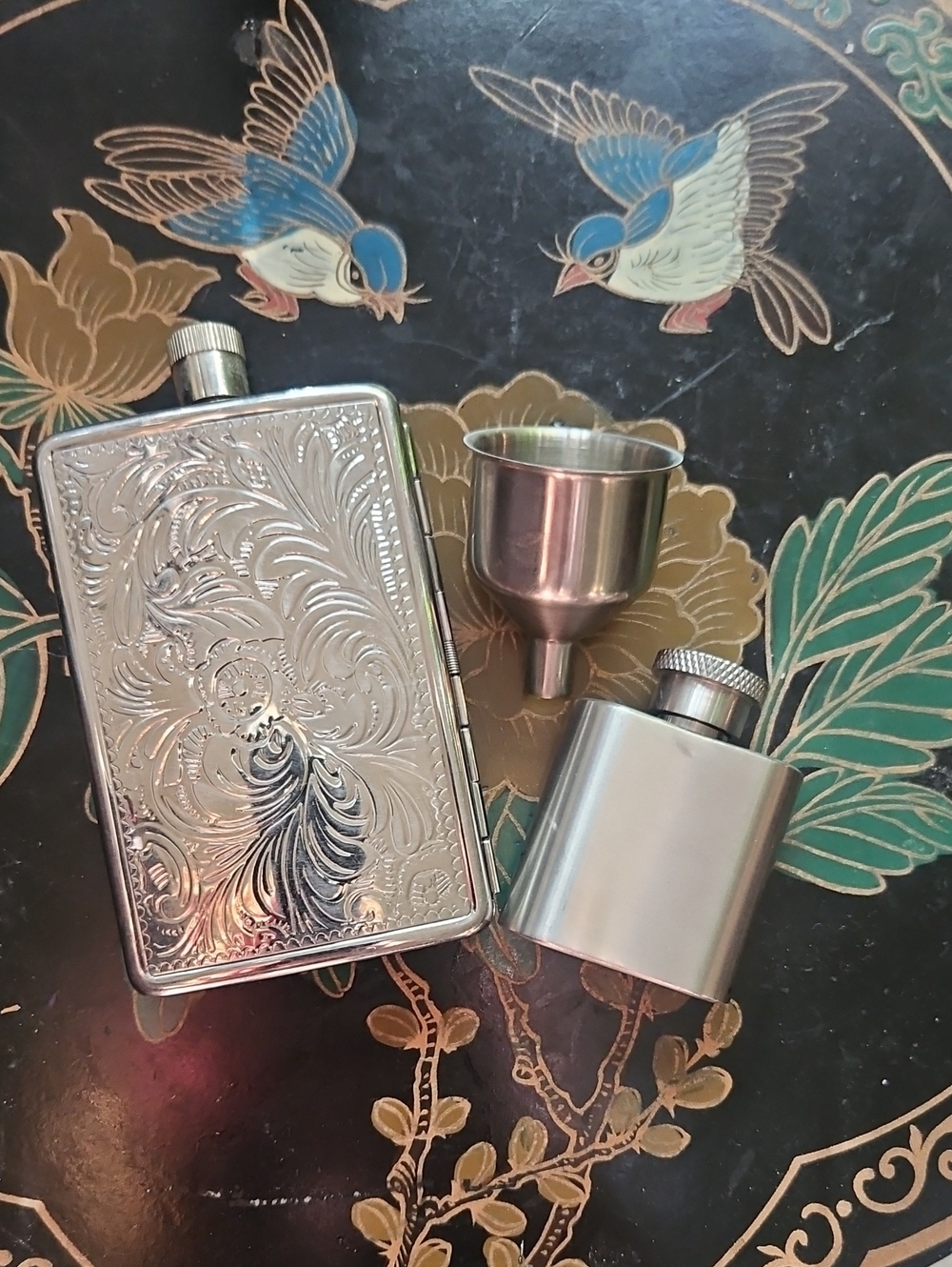 Stainless Steel Flask Set